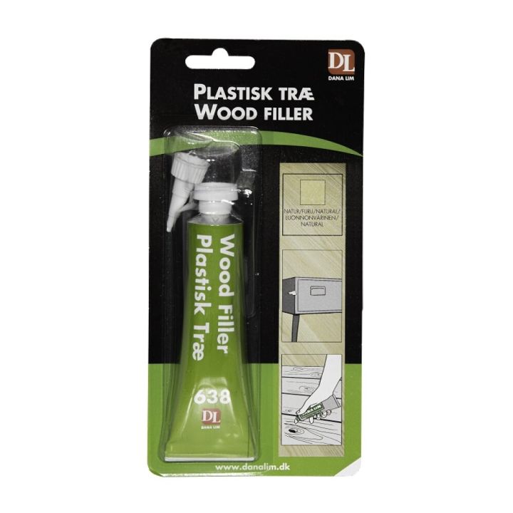 Viðarfyllir plast Dana Lim 75ml natur