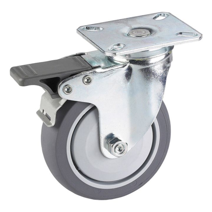 Snúningshjól með bremsu Dörner & Helmer 50x20mm 45kg