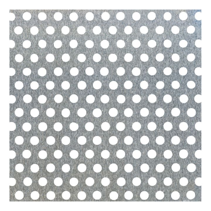 Gataplata ál 250x500x0,8 mm Ø2 mm mött