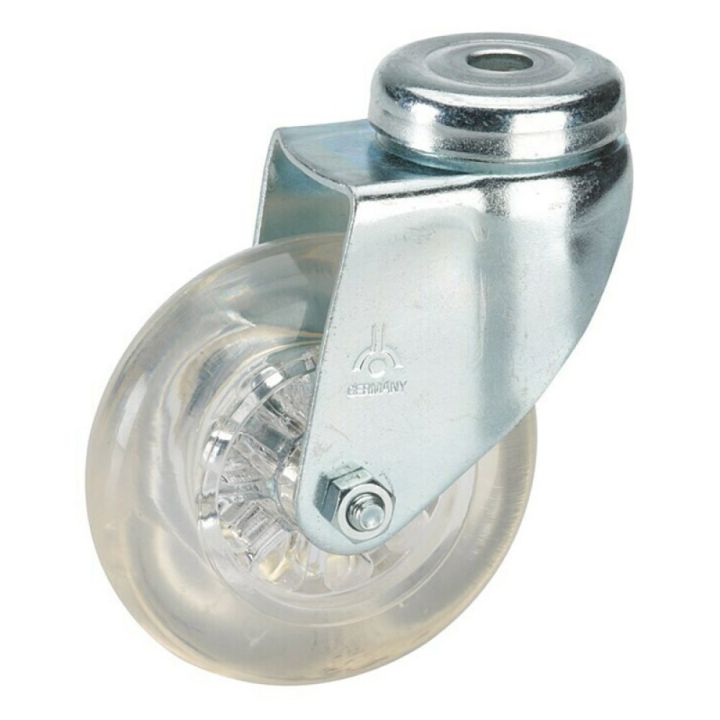 Snúningshjól PU 102x73mm 40kg