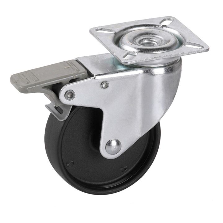 Húsgagnahjól með bremsu 50x19mm 35kg