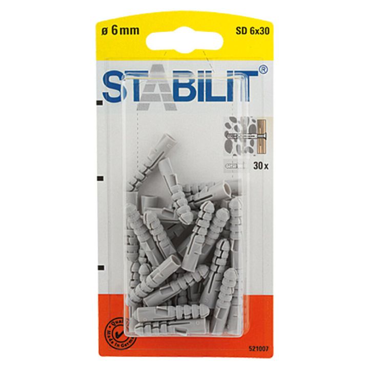 Múrtappi 6x30mm Stabilit 30stk