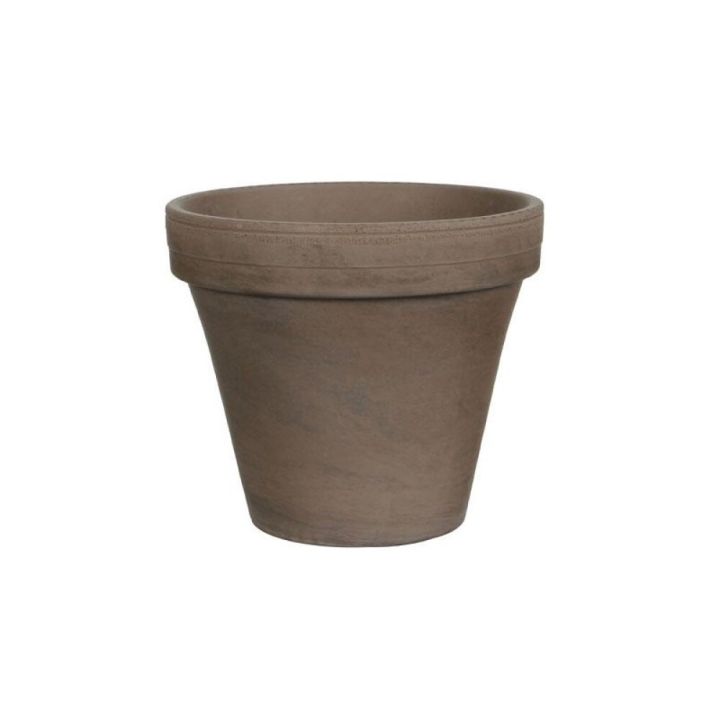 Blómapottur basalt 24/26cm