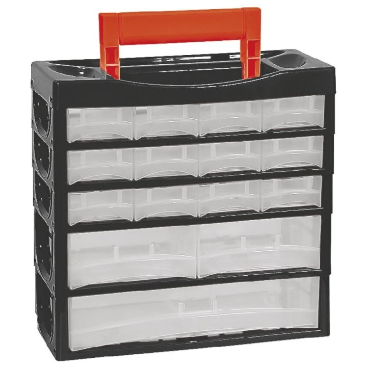 Skuffurekki 318x135x305mm með 15skúffum Wisent