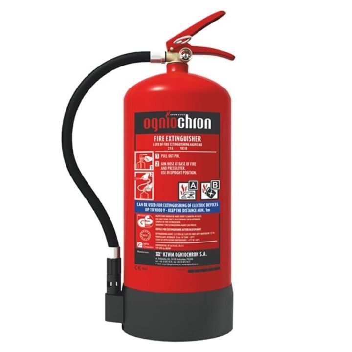 Léttvatnsslökkvitæki 6 L með veggfestingu