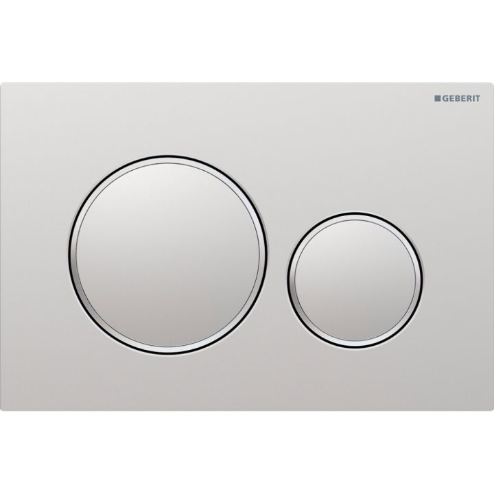 Skolspjald Geberit Sigma 20 svart/matt króm