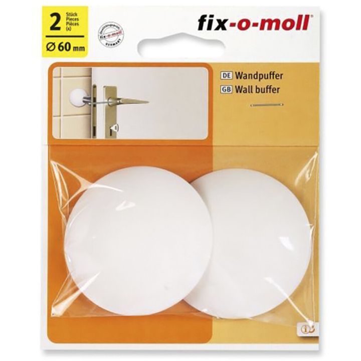 Hurðastoppari Ø60 mm hvítur Portaferm 2stk