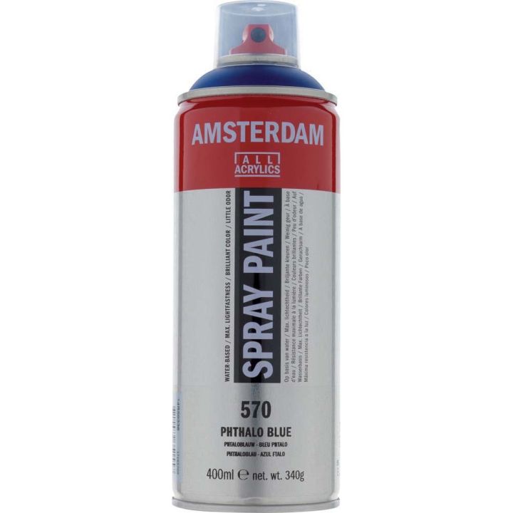 Akrýlsprey 400ml Amsterdam Phthalo Blue