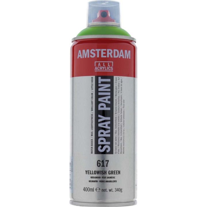 Akrýlsprey 400ml Amsterdam Yellowish Green