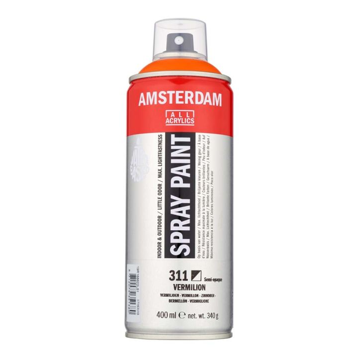 Akrýlsprey 400ml Amsterdam Vermilion