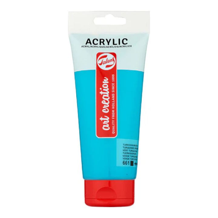 Akrýlmálning 200ml túba Turquoise Green