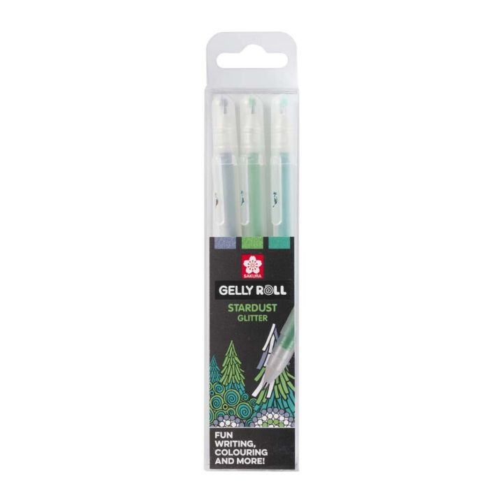 Gelpennar sett Gelly Roll Stardust Forest 3 litir