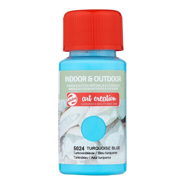 Föndurmálning inni og úti 50ml Turquoise Blue