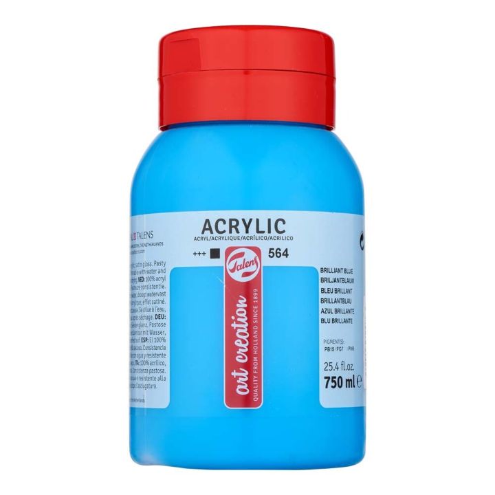 Akrýlmálning 750ml Brilliant Blue