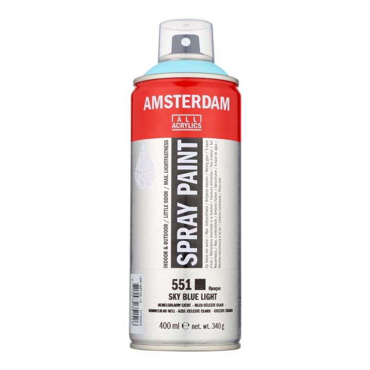 Akrýlsprey 400ml Amsterdam Sky Blue Light