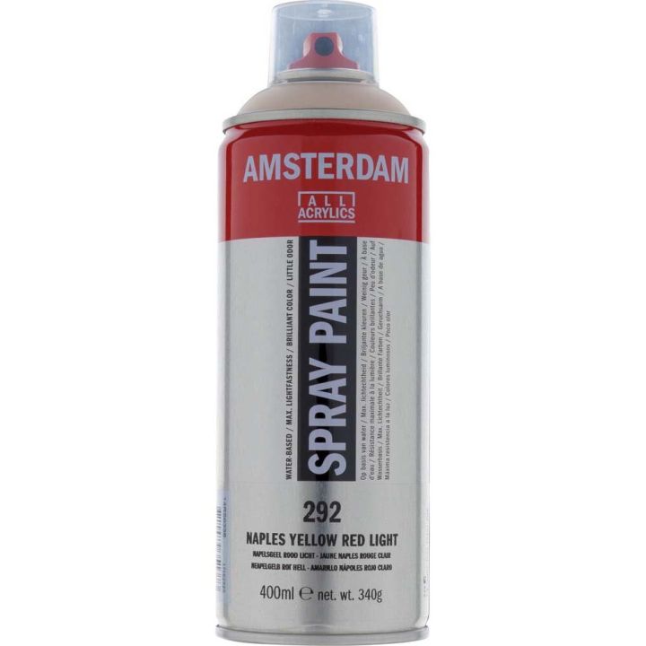 Akrýlsprey 400ml Amsterdam Naples Yellow Red Light