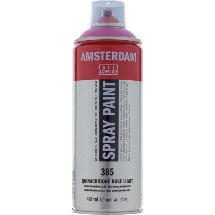 Akrýlsprey 400ml Amsterdam Quinacridone Rose Light