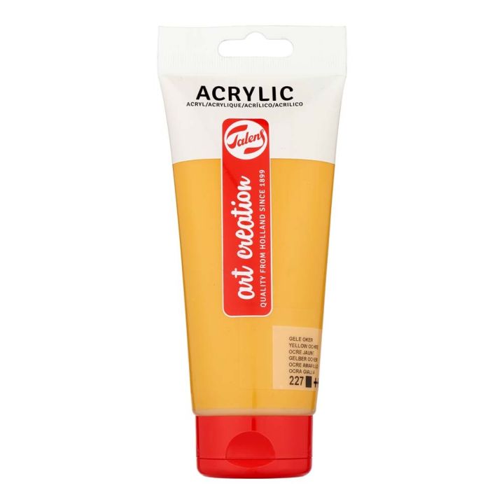 Akrýlmálning 200ml túba Yellow Ochre