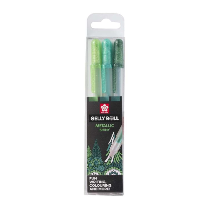 Gelpennar sett Gelly Roll Forest 3 litir