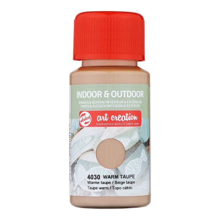 Föndurmálning inni og úti 50ml Warm Taupe