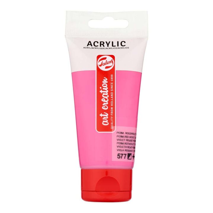 Akrýlmálning 75ml Permanent Red Violet Light