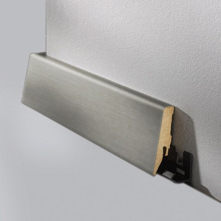 Gólflisti MDF 58x19x2600 mm Logoclic Trend Champagne