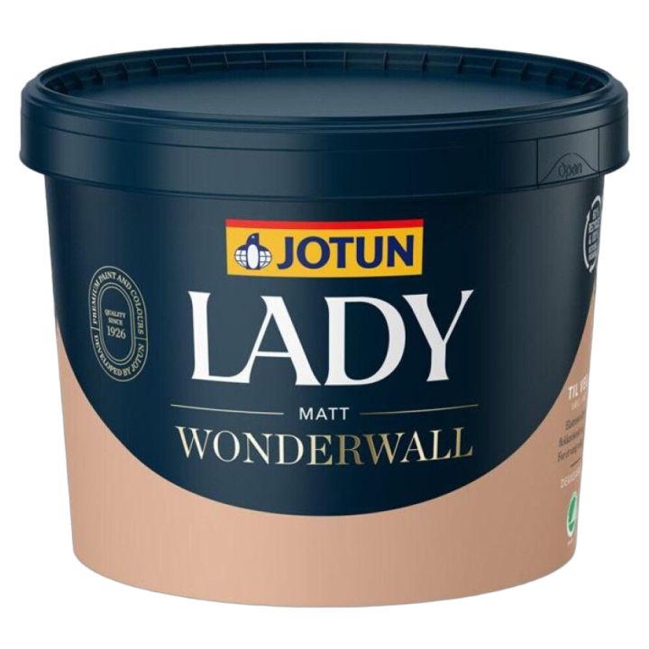 Akrýlmálning Lady Wonderwall hvítur grunnur 9L Jotun