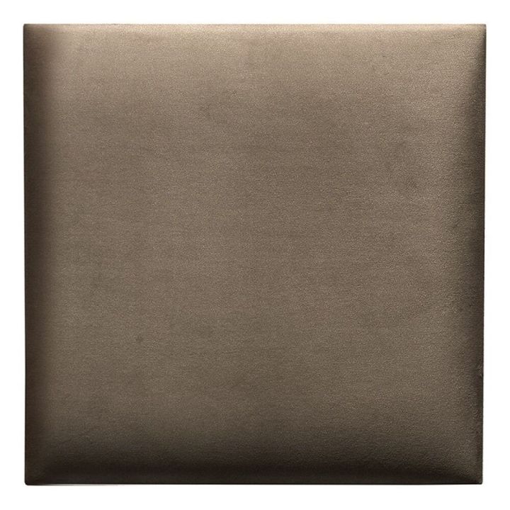 Veggpúði fyrir rúmgafl velvet 2209 30x30 taupe
