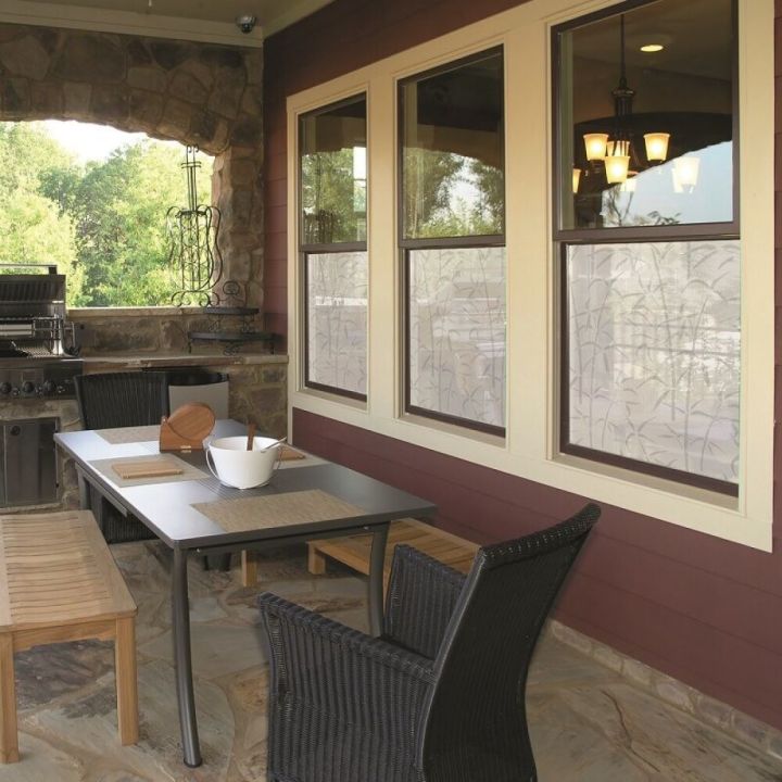 Filma static bamboo, 90cmx1.5m gegnsæ