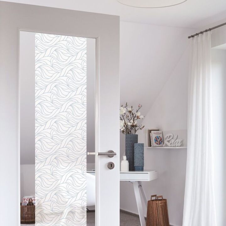 Filma static antwerpen, 45cmx1.5m hvít