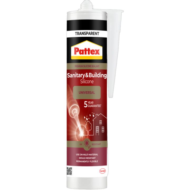 Sílikonkítti 280ml Pattex Out&Inn glært