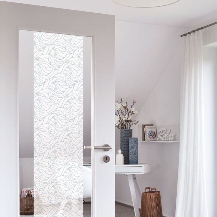 Filma static antwerpen, 90cmx1.5m hvít