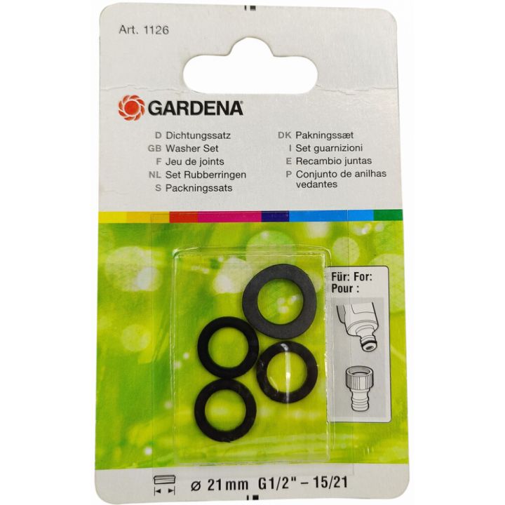 O hringir fyrir 1/2" tengi Gardena