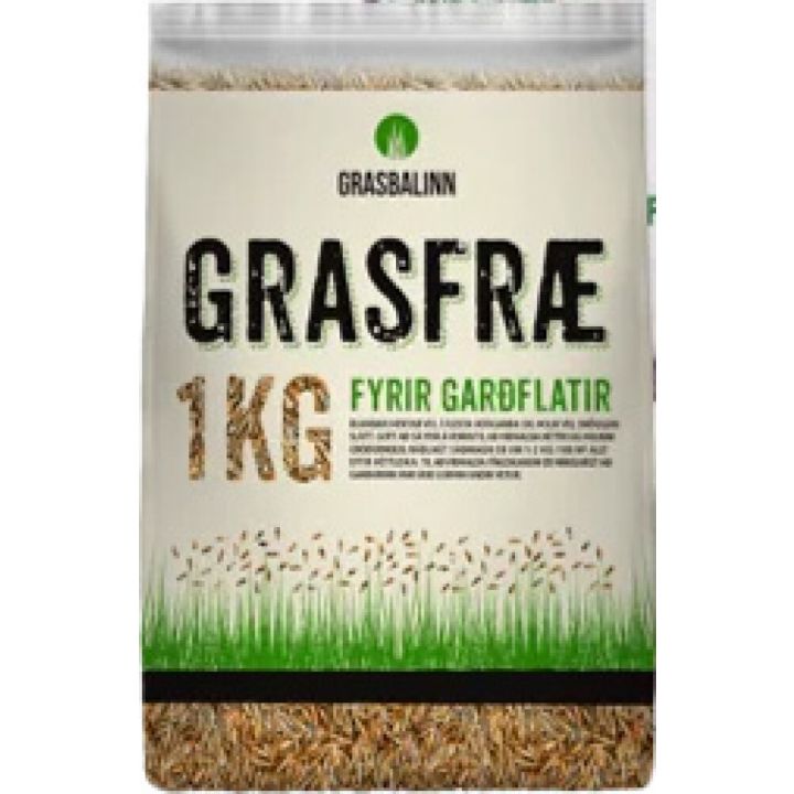 Grasfræ 1kg fyrir Garðflatir
