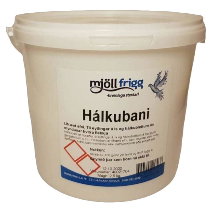 Hálkubani 2,5kg fata