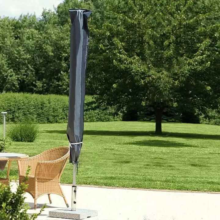 Yfirbreiðsla fyrir sólhlíf Ø180-200 Sunfun grá