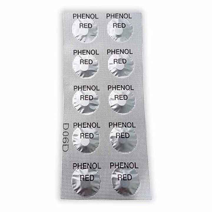 Klór/pH Prufutöflur Phenrol Red 10 stk                    
