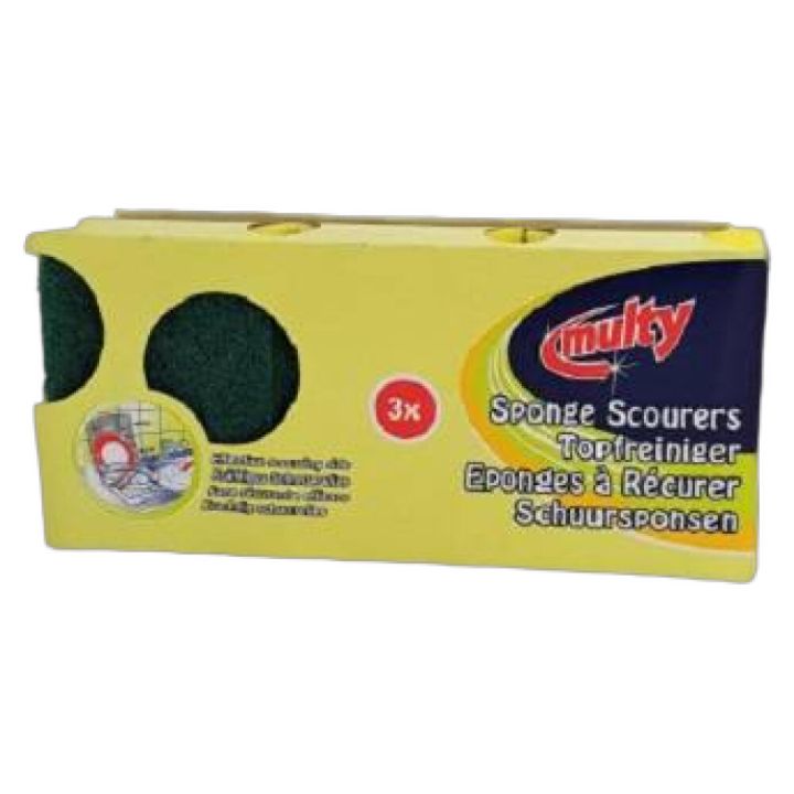 Pottasvampar 3stk Multy