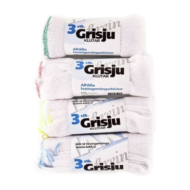 Grisjuklútar 3stk rúlla