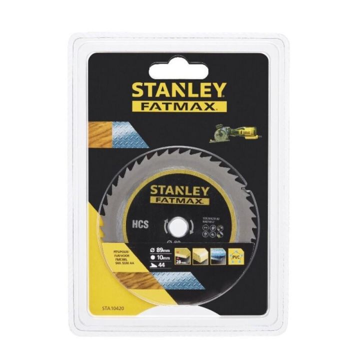 Hjólsagarblað 89x10x44T Stanley