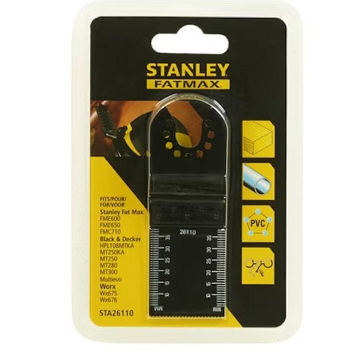 Sagarblað fyrir fjölnotavél 32x40mm fyrir tré og málm Stanley