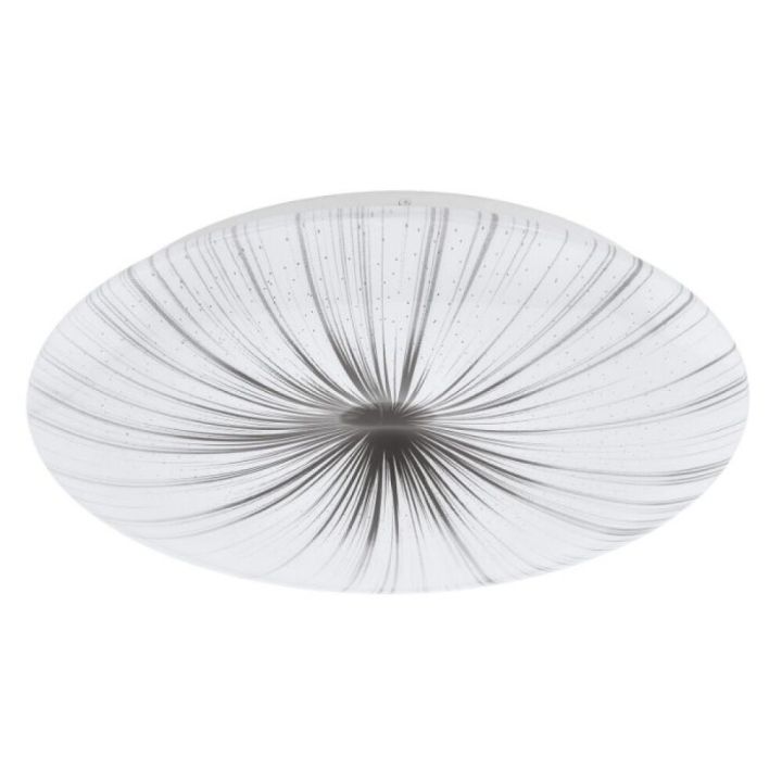 LED kúpull Nieves 24W Eglo hvítur/silfur þv41cm