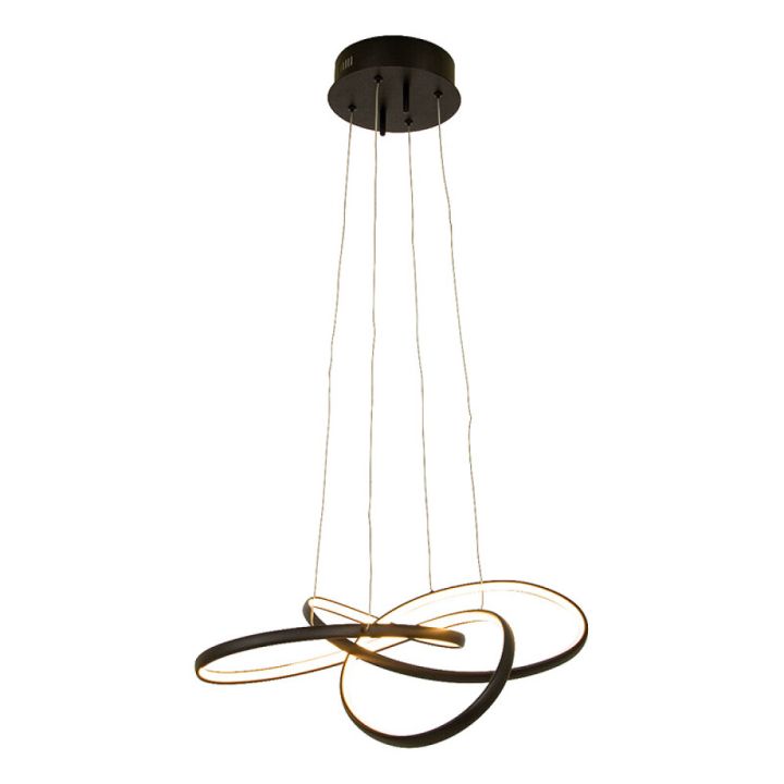 Hangandi ljós LED 48W Nebulosa Svört