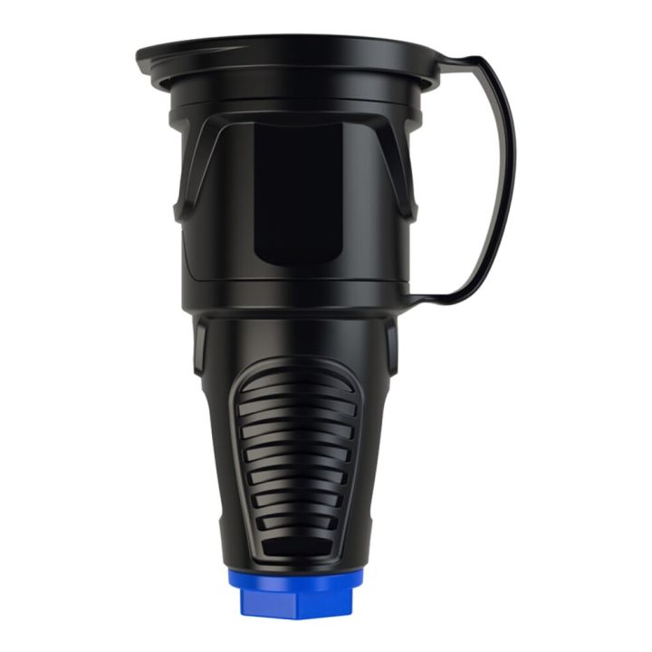 Gúmmíhulsa með loki IP54 Commel svört