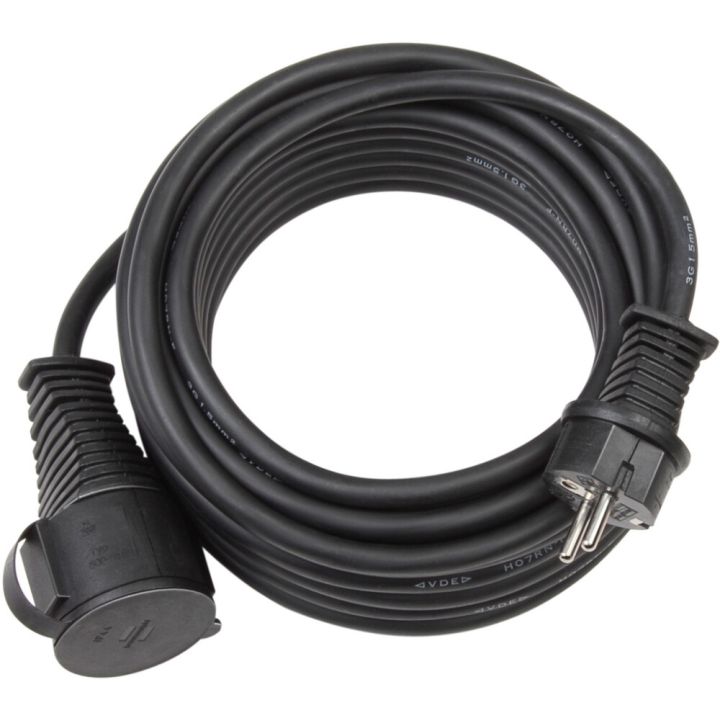 Framlengingarsnúra 25M IP44 Lock svört