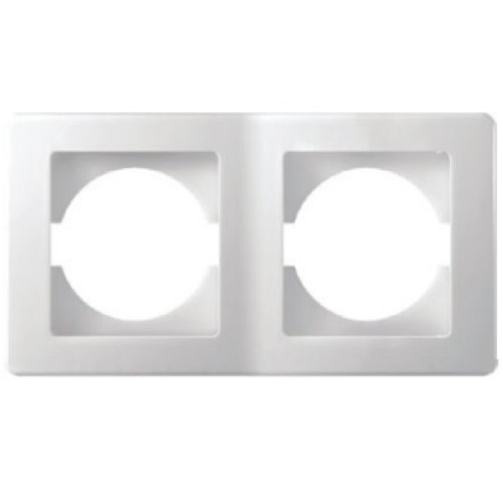 Rammi 2 faldur láréttur Ekonomik hvítur