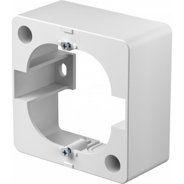 Utanáliggjandi box 80x80 mm Ekonomik hvítt