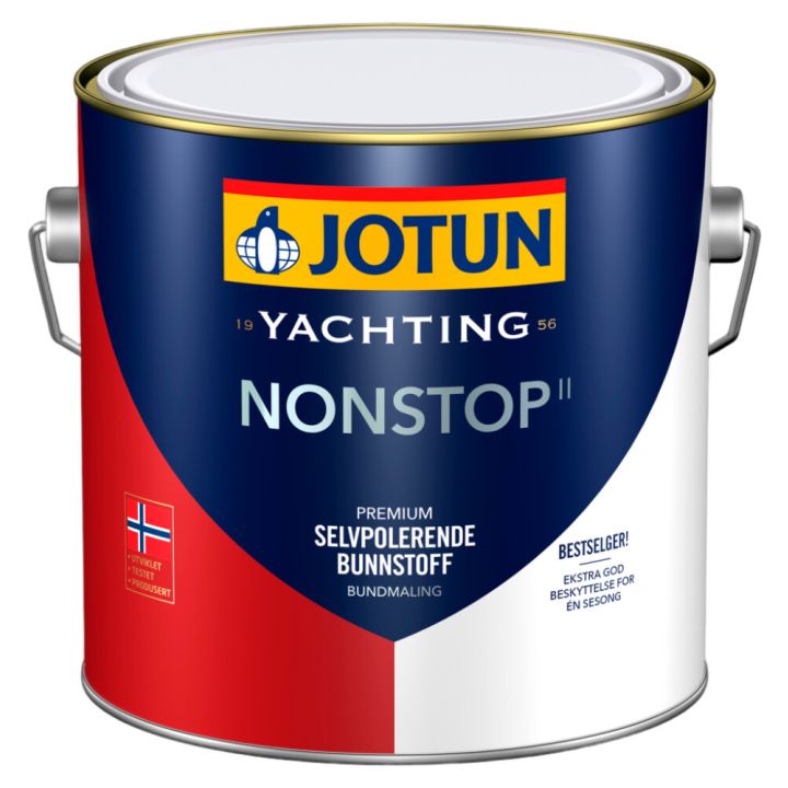 Bátamálning Nonstop II mygluvarin hvít 2,5L Jotun