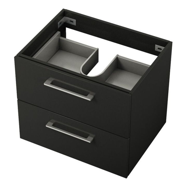 Handlaugarskápur 60cm Bath Deluxe Camden Svartur