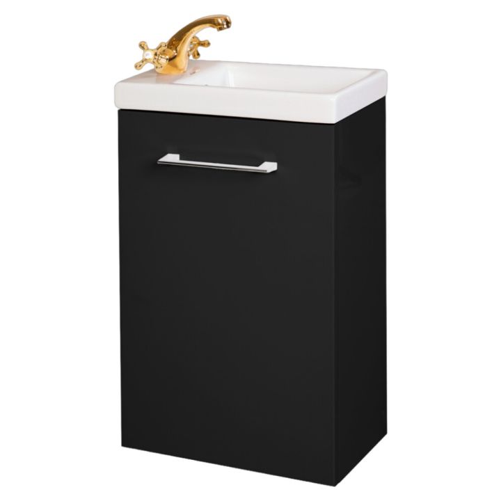 Handlaugarskápur 40cm Nortiq Porto Svartur